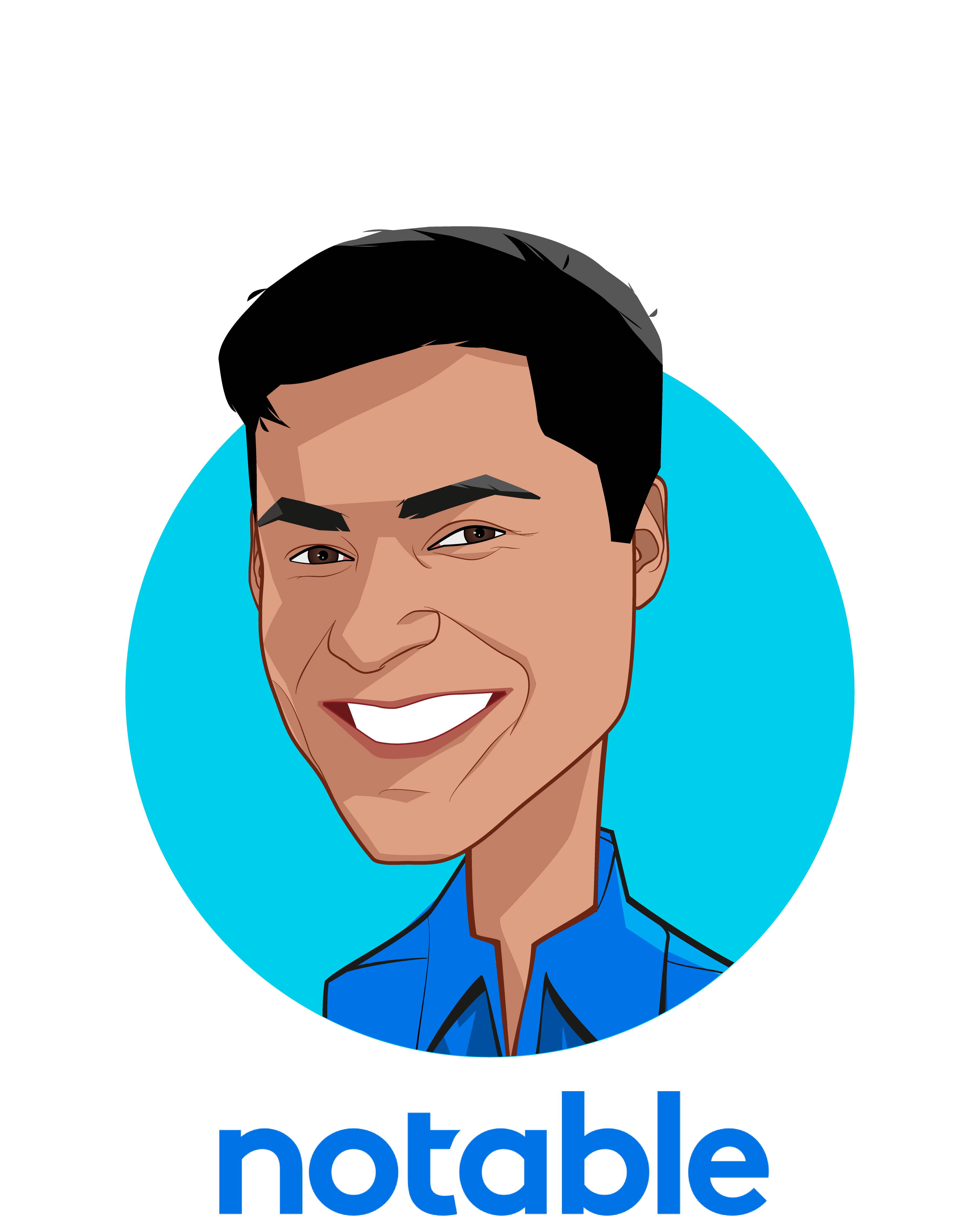 Main caricature of Pranay Kapadia, who is speaking at HLTH and is CEO and Co-Founder at Notable