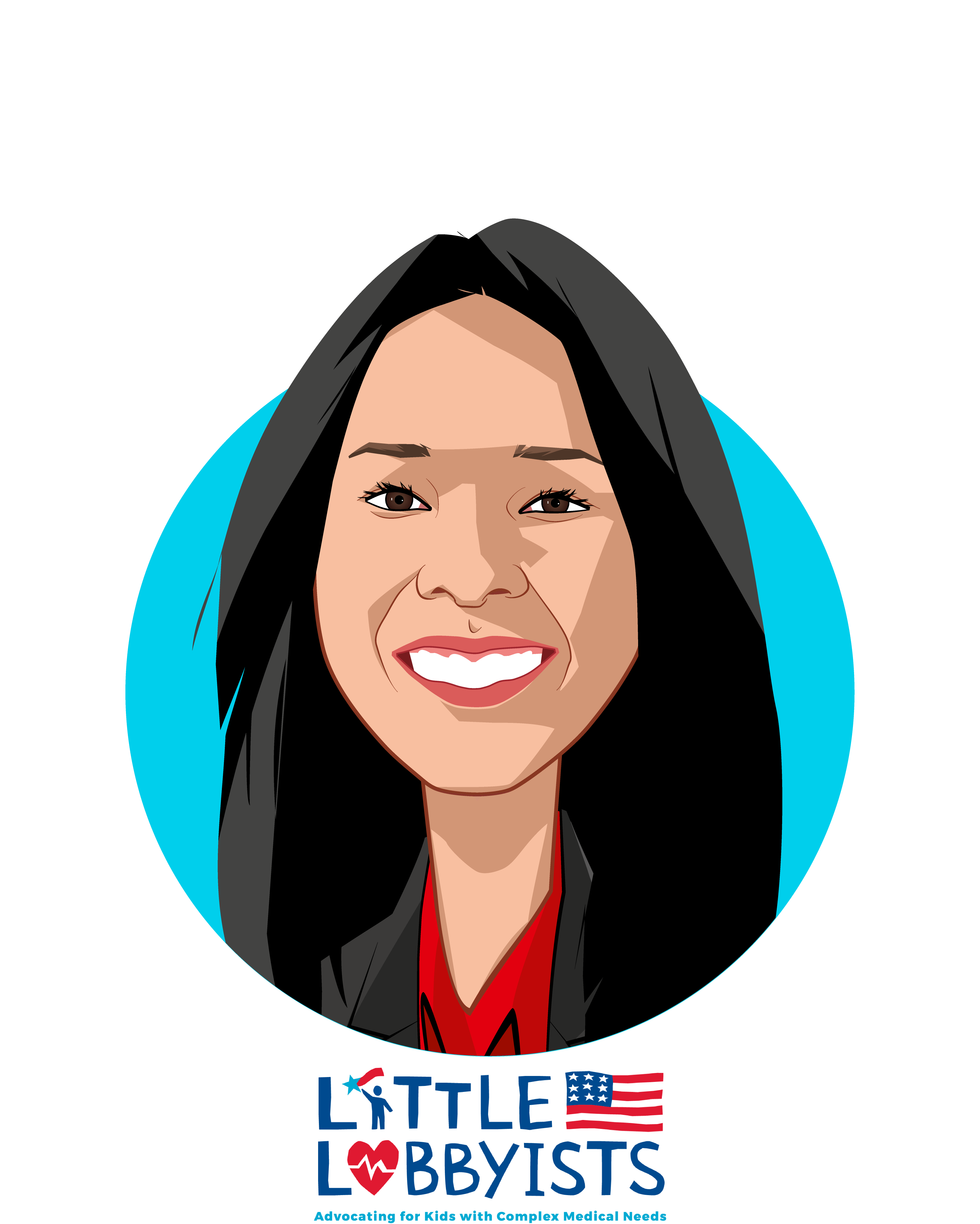 Main caricature of Elena Hung, who is speaking at HLTH and is Co-founder and President at Little Lobbyists