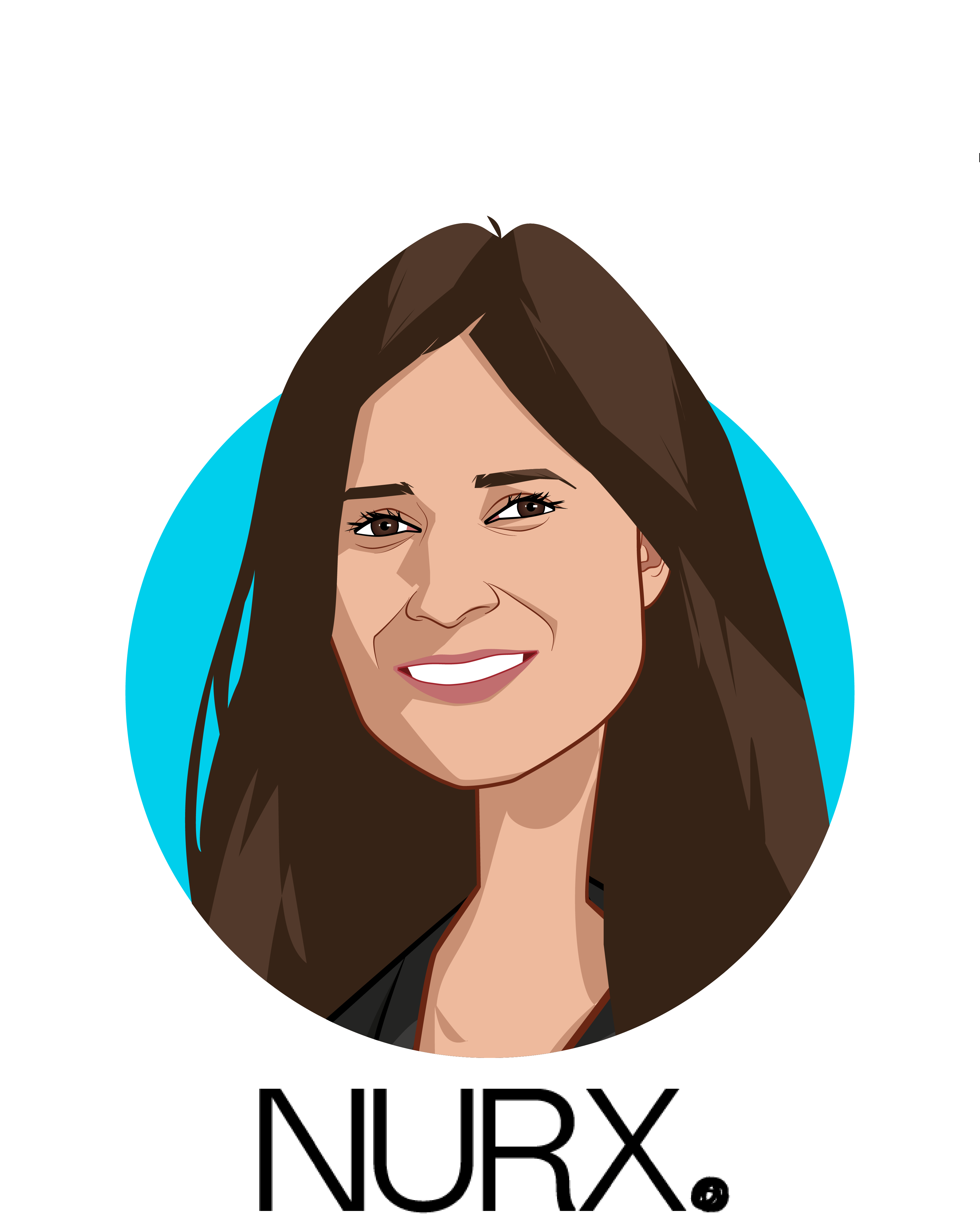 Main caricature of Varsha Rao, who is speaking at HLTH and is CEO at Nurx